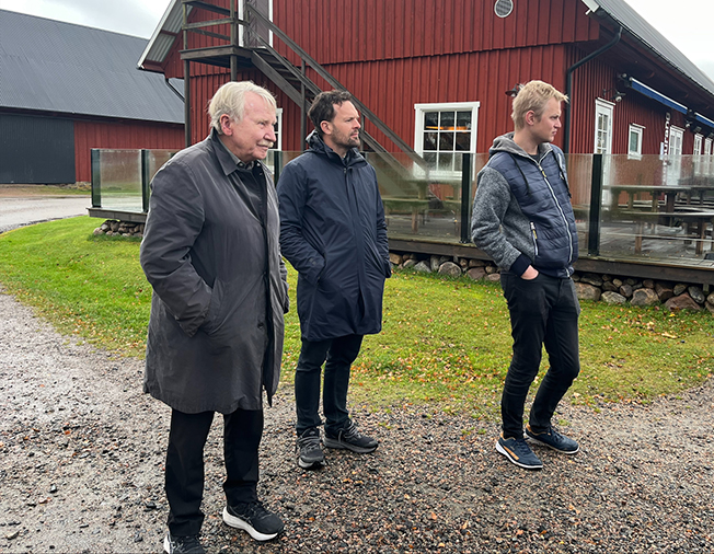 Ilmar Reepalu med kollegor från Skånes politiker och tjänstemän