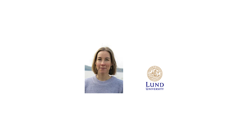 foto på Caroline Björnerås, samt Lunds Universitets logga